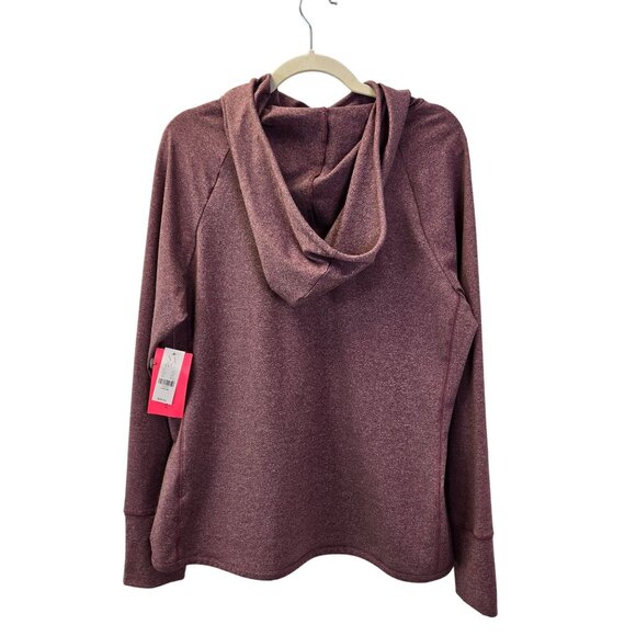 NWT New York & Company Hooded Kangaroo Pocket Sweatshirt Size Large - Picture 2 of 9